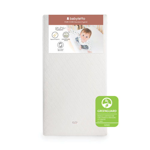 Babyletto Pure Core 2Stage Waterproof Standard Crib Mattress & Reviews Wayfair